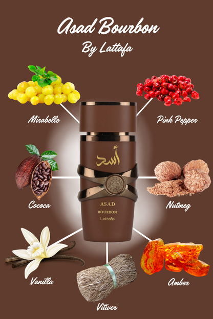 Asad Bourbon 100ml - Lattafa Eau de Parfum für Herren