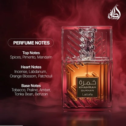 Khamrah Dukhan 100ml - Lattafa Eau de Parfum Unisex