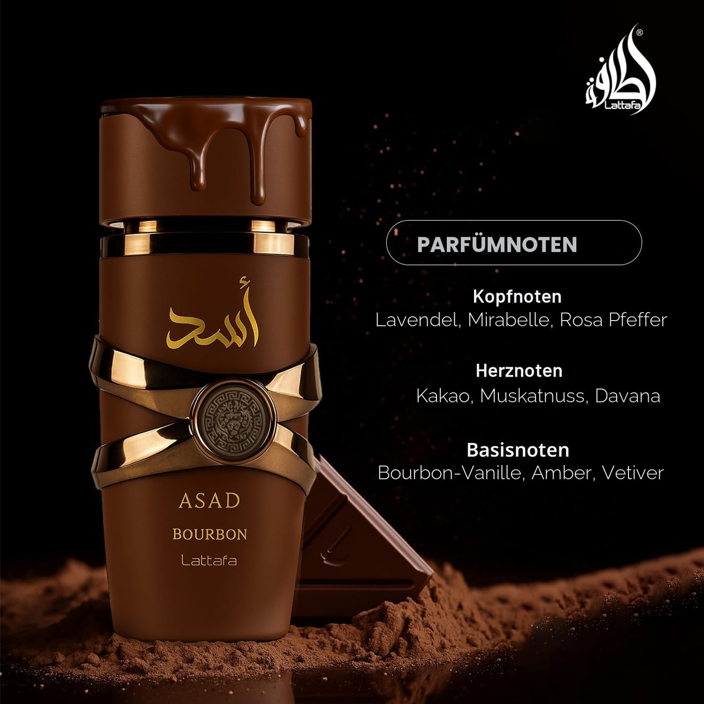 Asad Bourbon 100ml - Lattafa Eau de Parfum für Herren