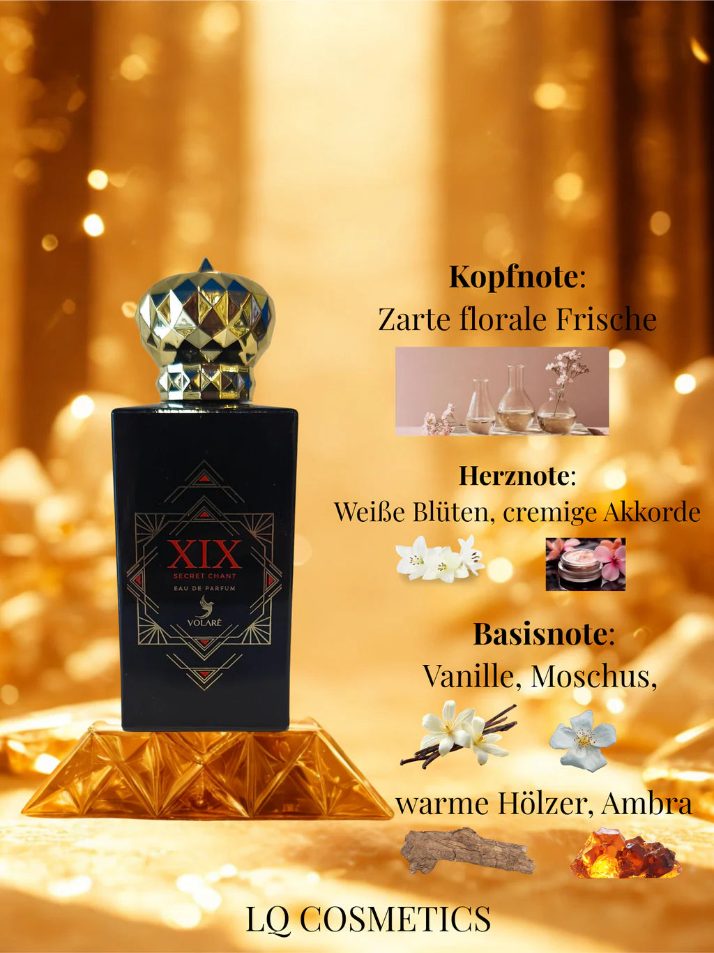XIX Secret Chant 100ml - Volaré Eau de Parfum Unisex