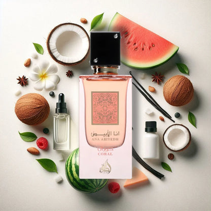 Lattafa Ana Abiyedh Coral – Unisex Eau de Parfum 60ml