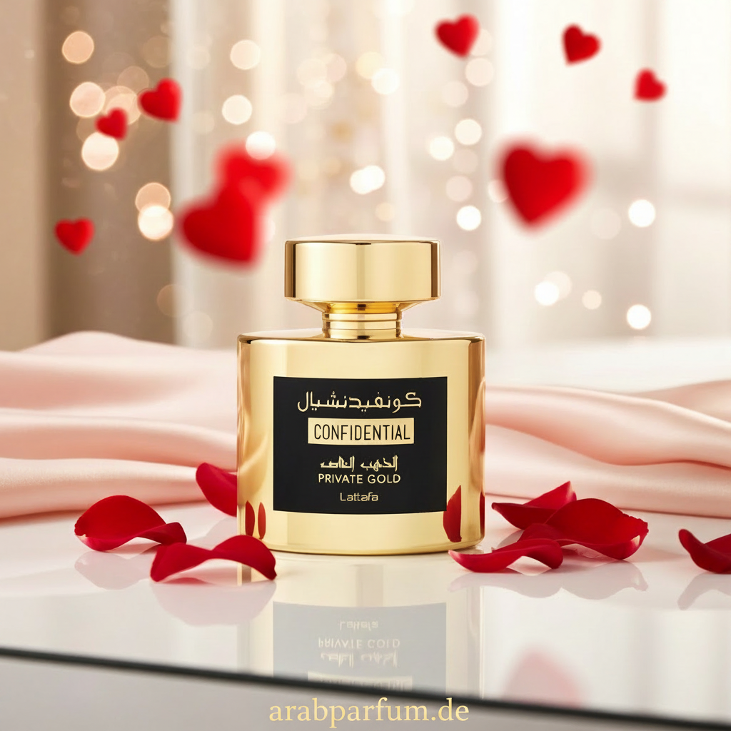 Lattafa Confidential Private Gold 100ml EdP - Fruchtiges Oud Unisex Parfüm