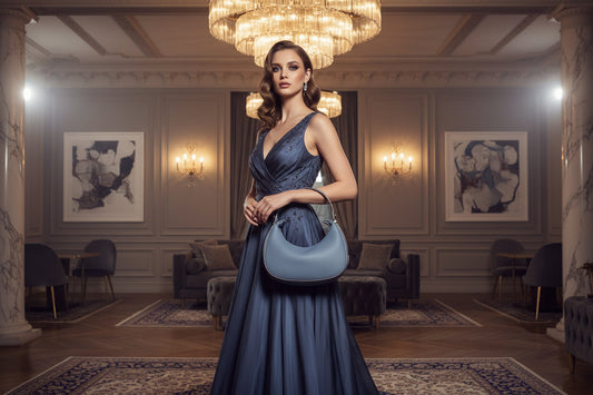 Elegante Damen Handtasche - Schwarz