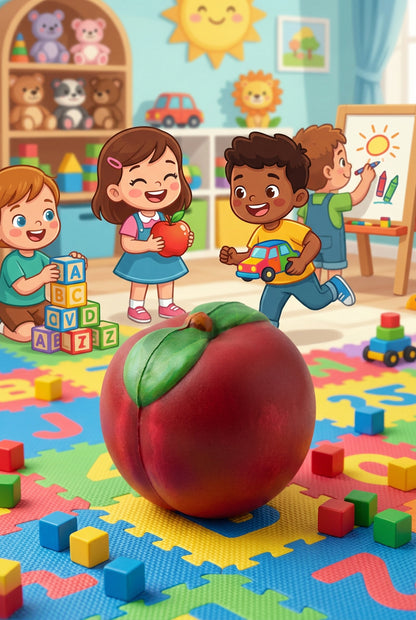 Pfirsich Squishy – Knautschspielzeug ab 3 Jahren