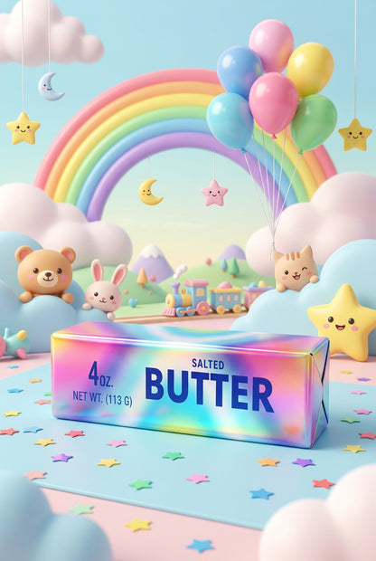 Squishy Butter – Buntes Knautschspielzeug für Kinder über 3 Jahre