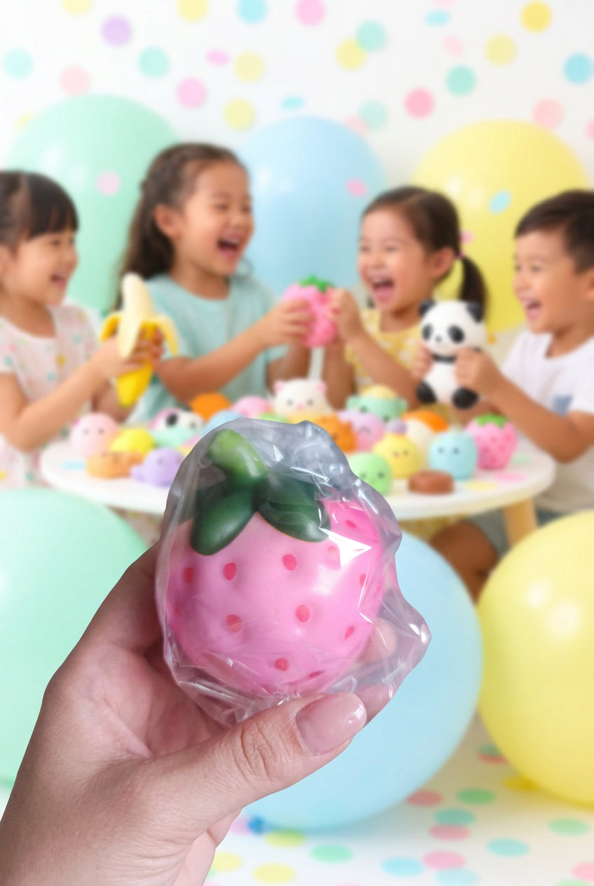 Erdbeer Squishy  Knautschspielzeug | 3+