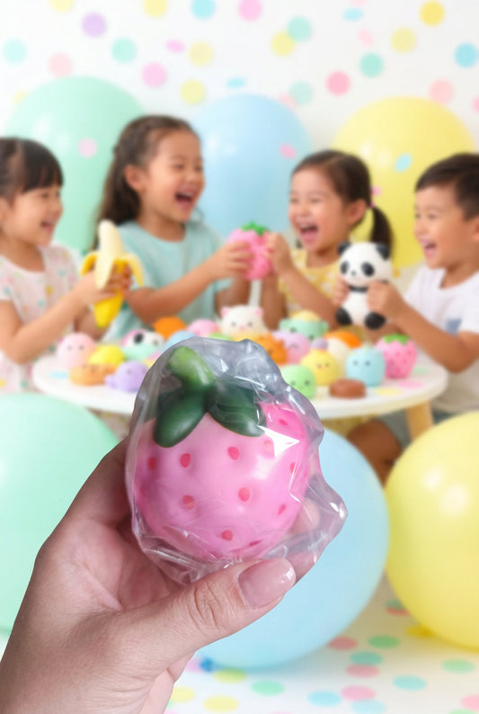Erdbeer Squishy  Knautschspielzeug | 3+