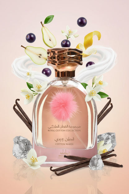 Mamlakat al Oud Cotton Wardi 100ml EdP - Blumig-Fruchtiges Damen Parfüm