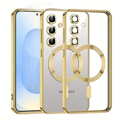 Handyhülle für Samsung S26 Ultra – Magnetisch | Goldfarben mit Objektivschutz